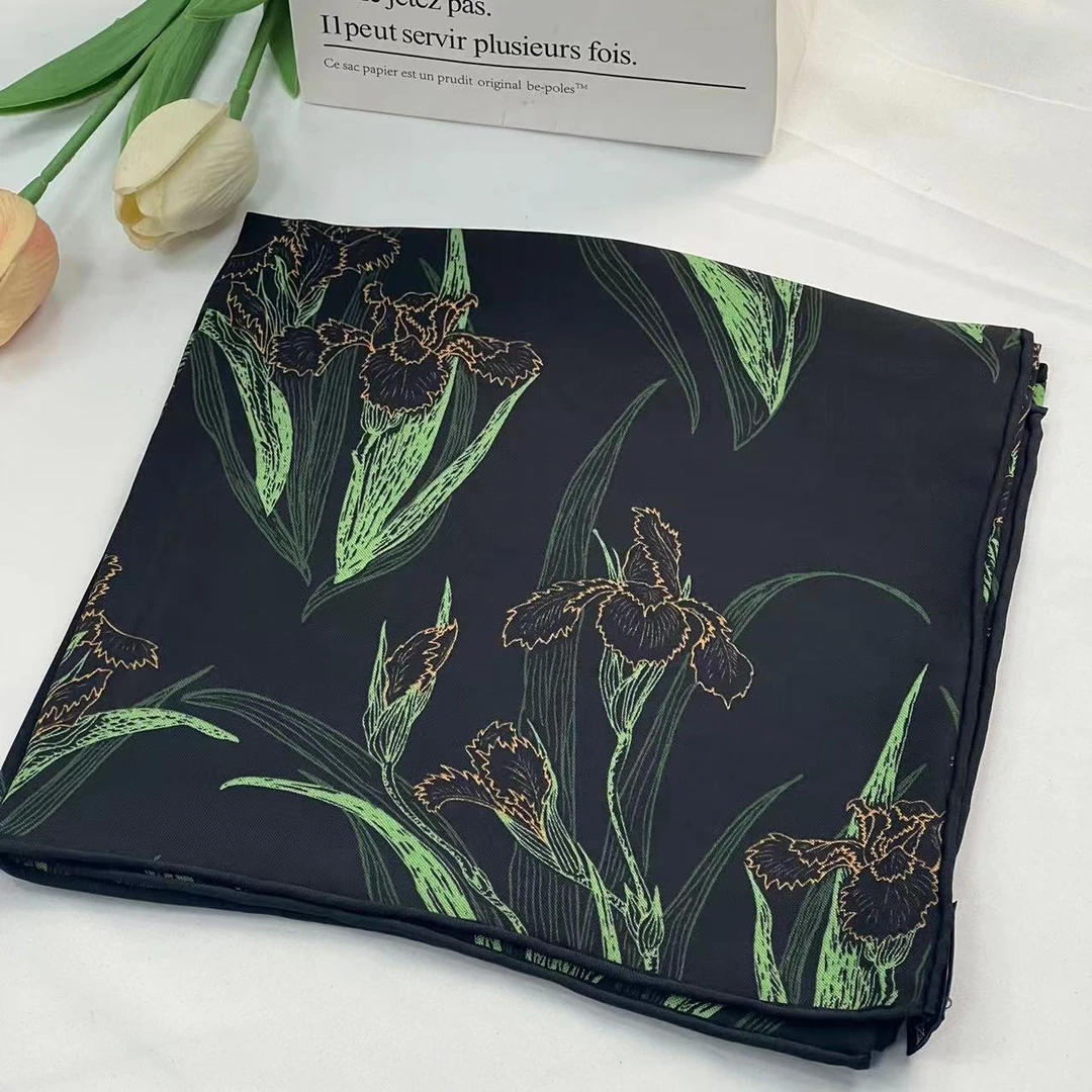 70巴拿绸方巾-暗黑荣耀 双面异色65cm丝巾