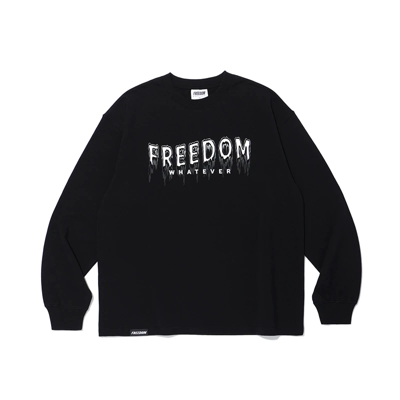 FREEDOM健身卫衣宽松套头圆领潮牌秋冬长袖训练运动大码