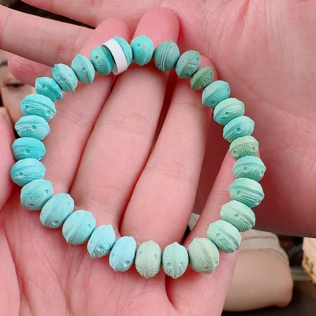 绿松石珠宝奇石未镶嵌小***?