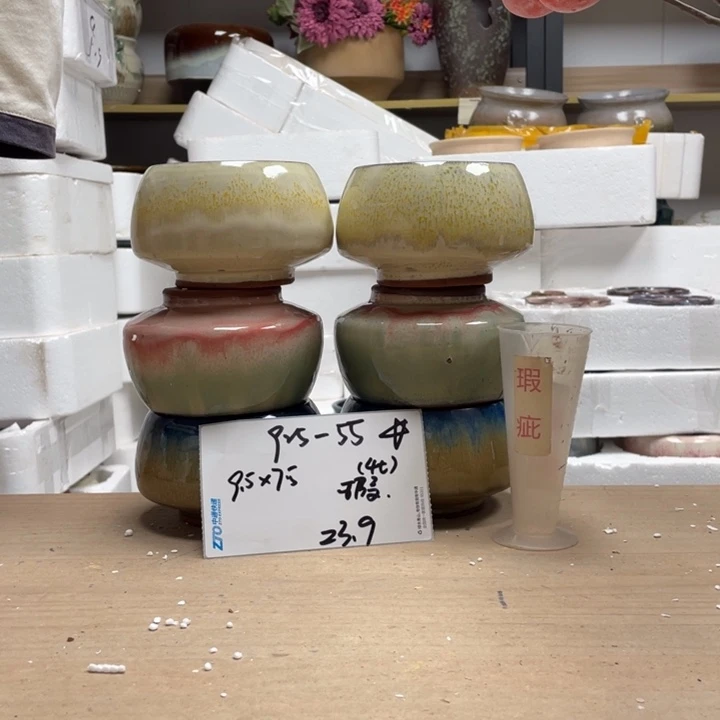 粗陶多肉花盆微瑕55