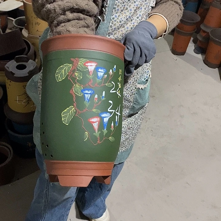 紫砂花盆紫砂花盆