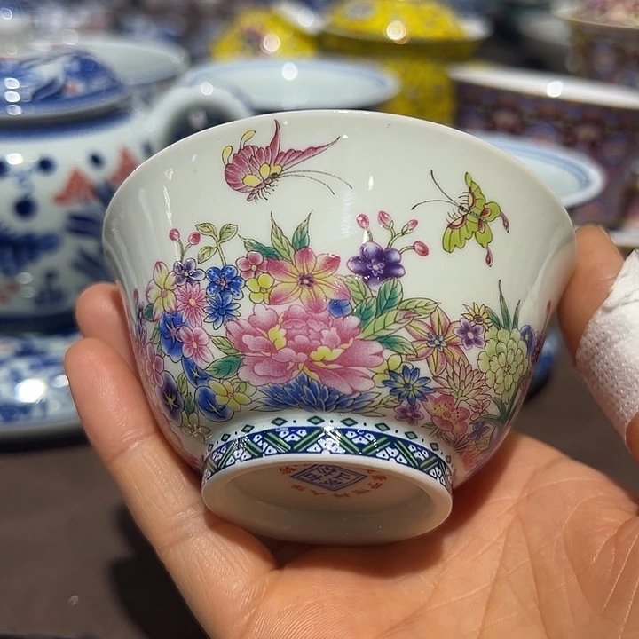 盖碗全场景德镇景德镇景德镇窑烧