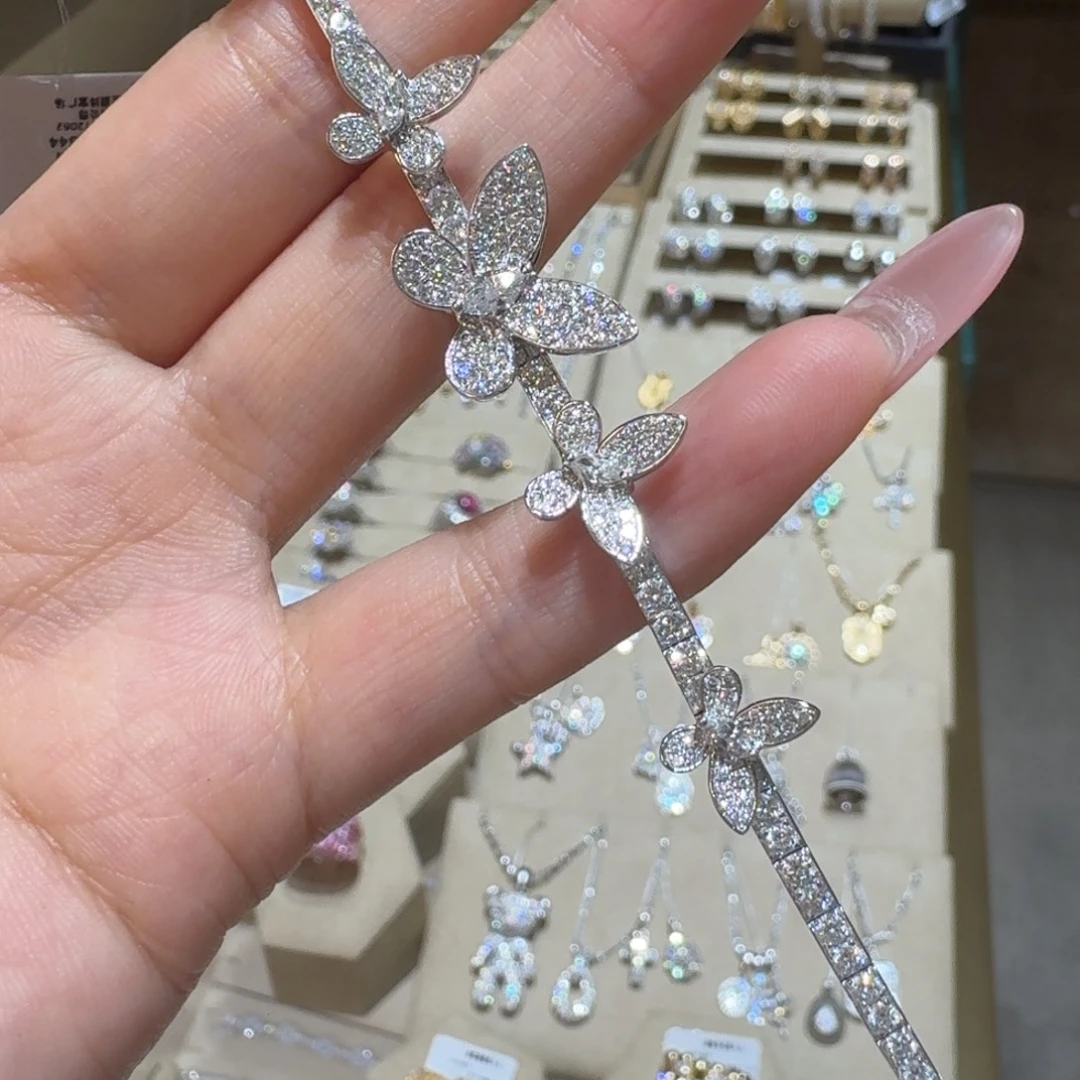 钻石手链18K金镶嵌