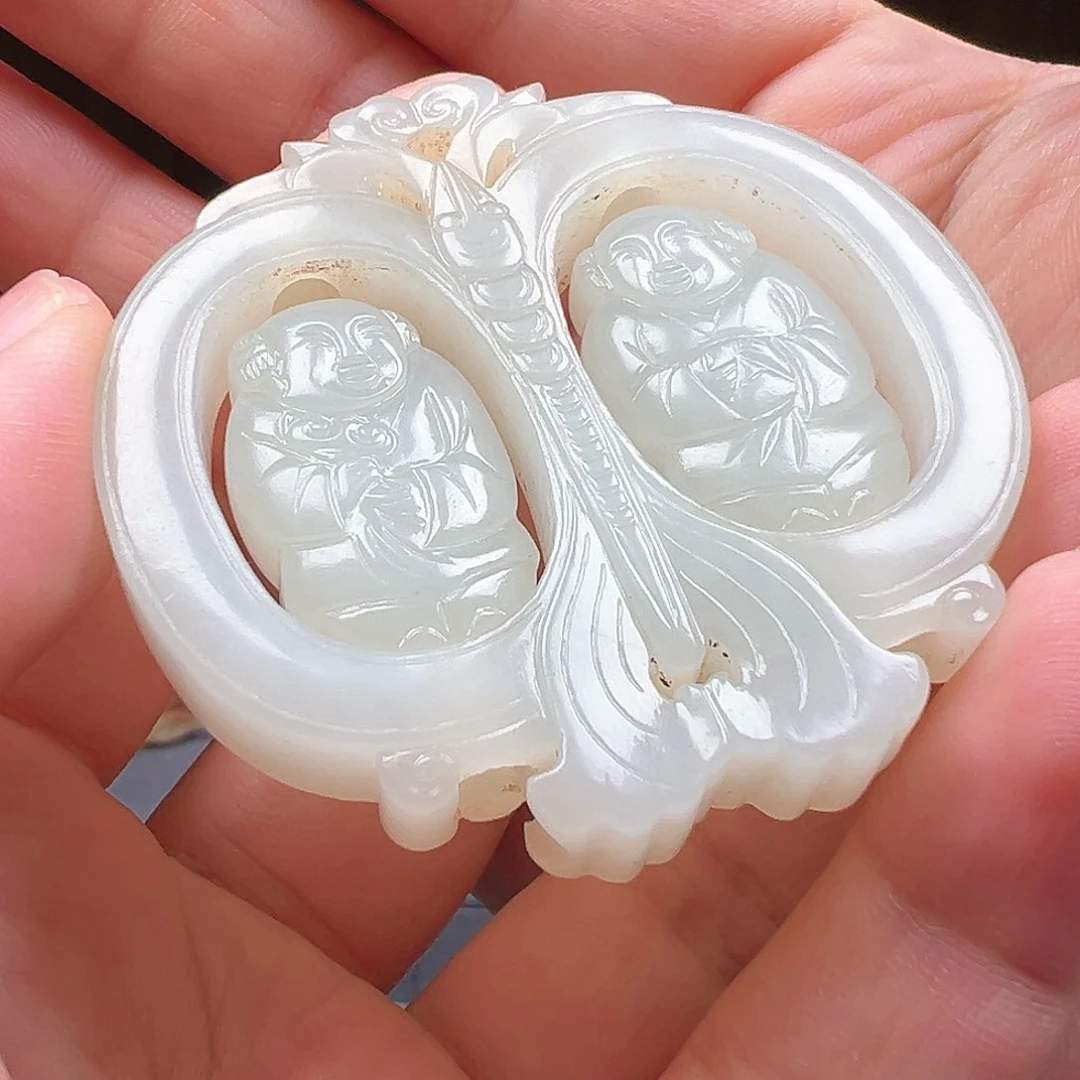 【闪购商品】和田玉颈饰未镶嵌一**茶