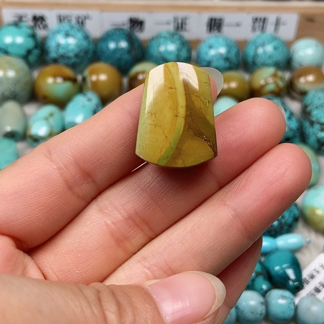 未镶嵌绿松石珠宝半成品