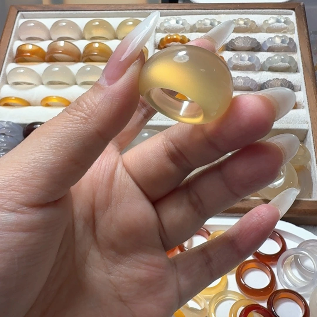 合金戒指玛瑙/玉髓177港12