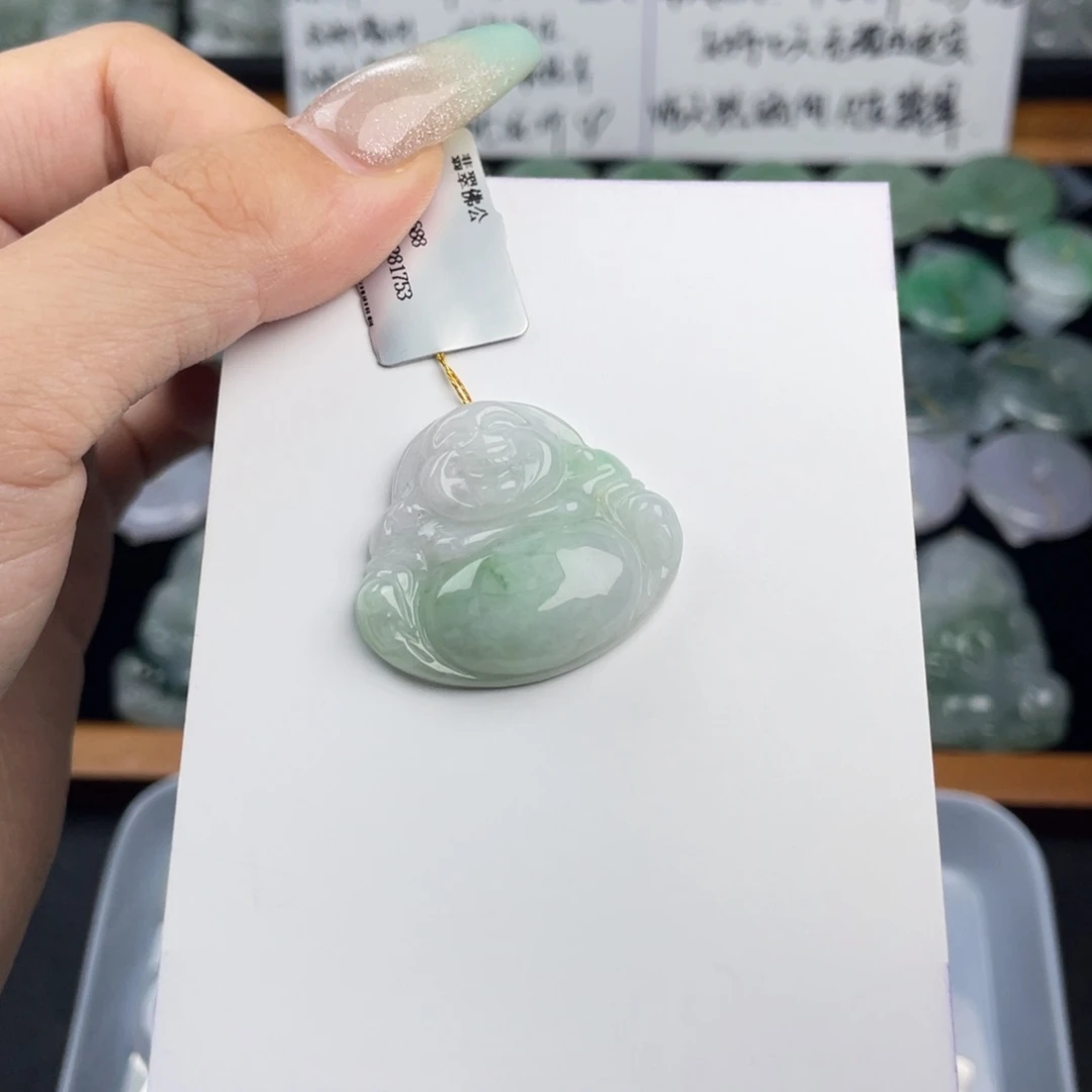 颈饰未镶嵌翡翠佛公