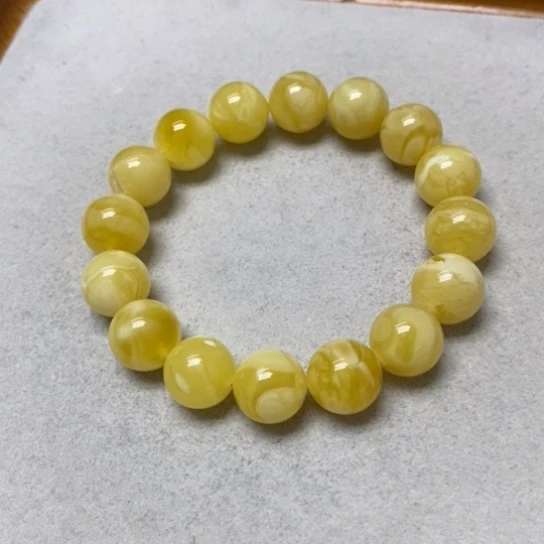 裸石蜜蜡未镶嵌串
