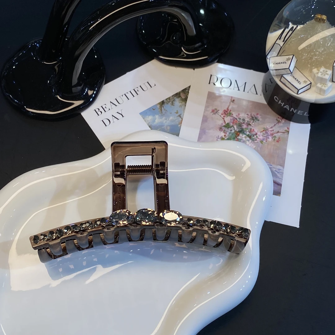 11公分椭圆三钻抓夹茶色 0374