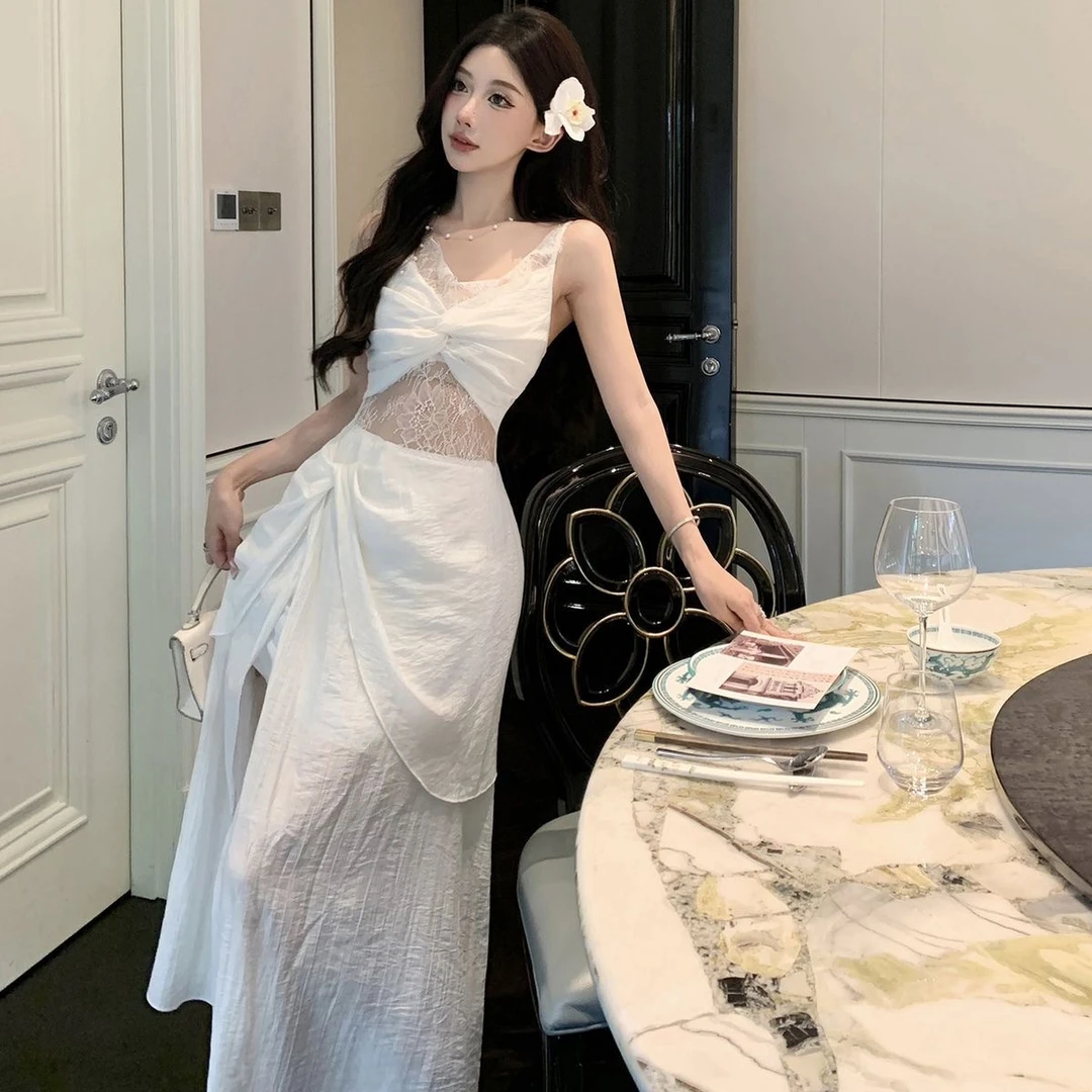01-200蕾丝显瘦气质性感夏季复古法式毛针织衫