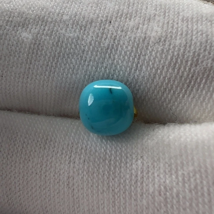 绿松石未镶嵌老型珠6.2mm