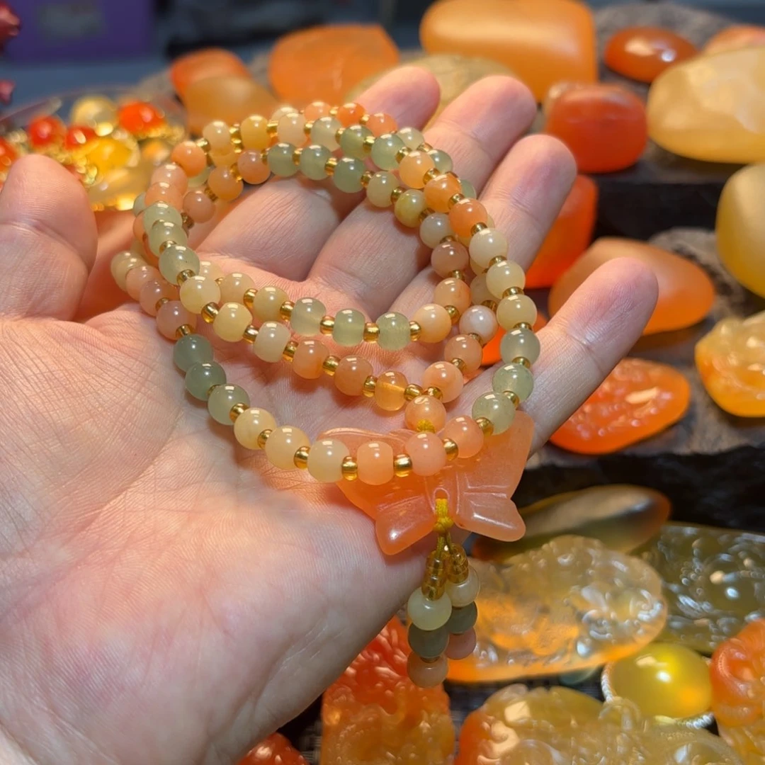 石英质玉手串未镶嵌疯****1