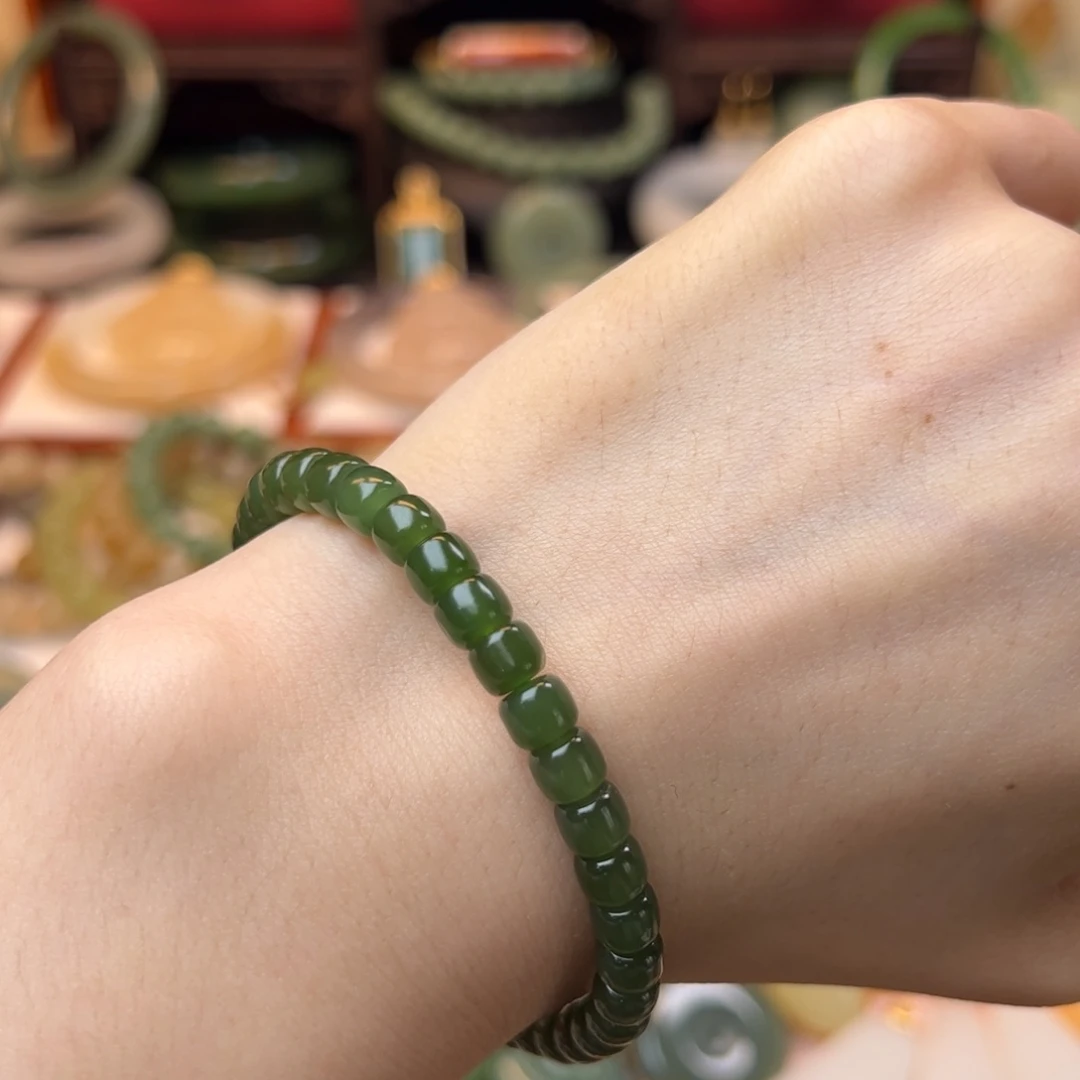 和田玉手串未镶嵌