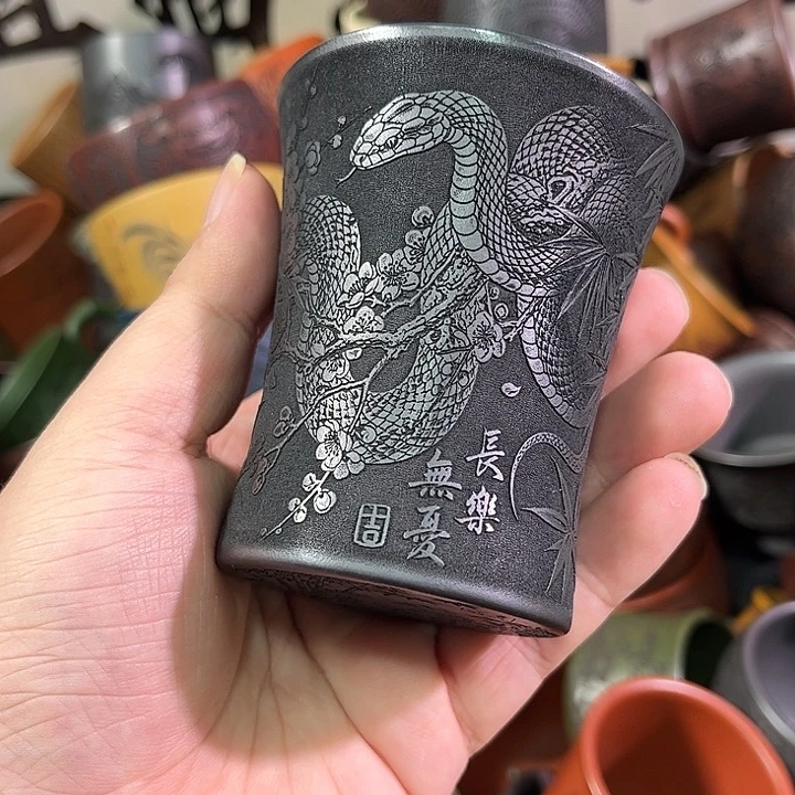 茶杯紫砂全手工紫砂主人杯