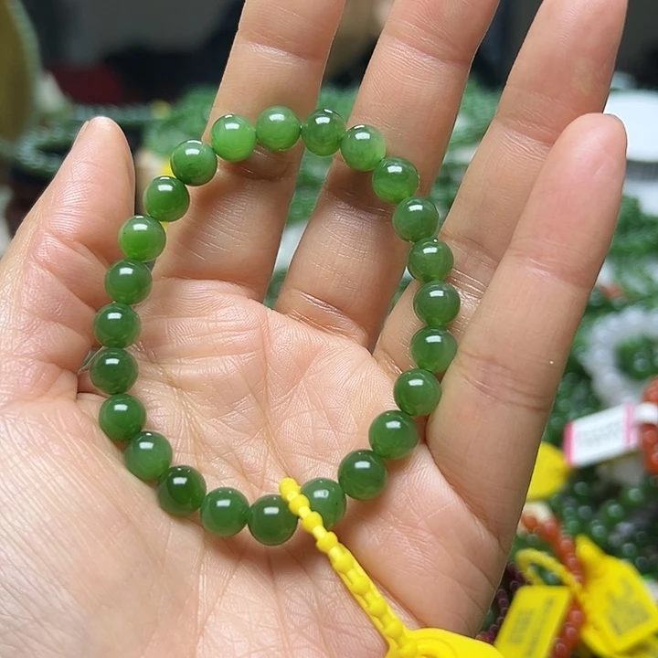 和田玉（碧玉）未镶嵌手链