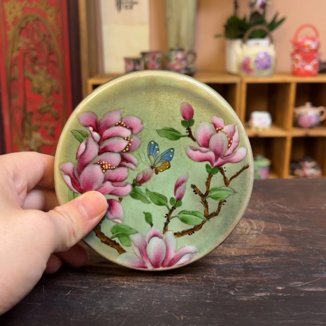 柴烧手工手绘陶瓷
