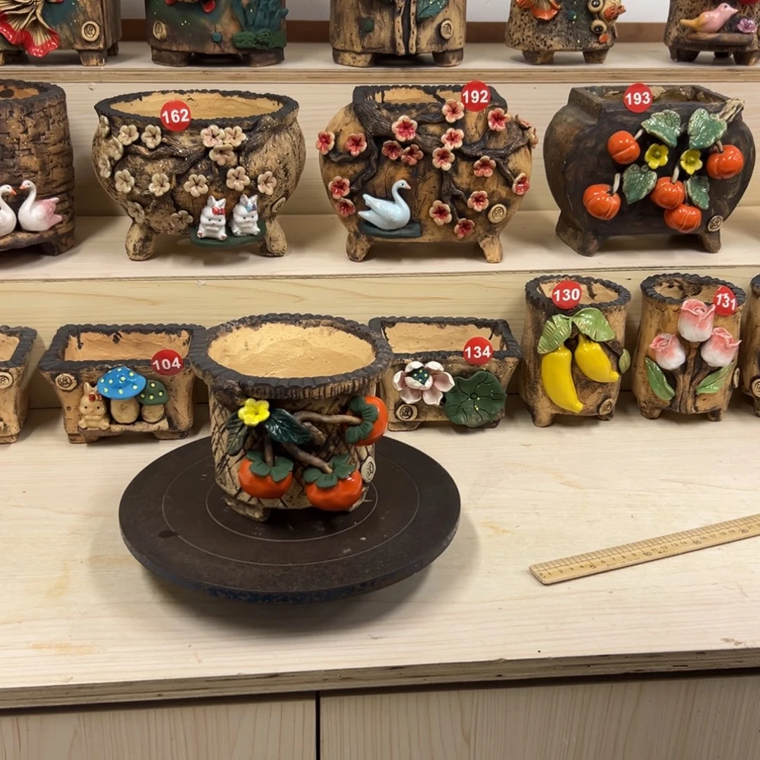 花盆紫砂 198号内口13外高12.5