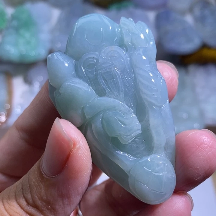 【闪购商品】颈饰未镶嵌翡翠寿星