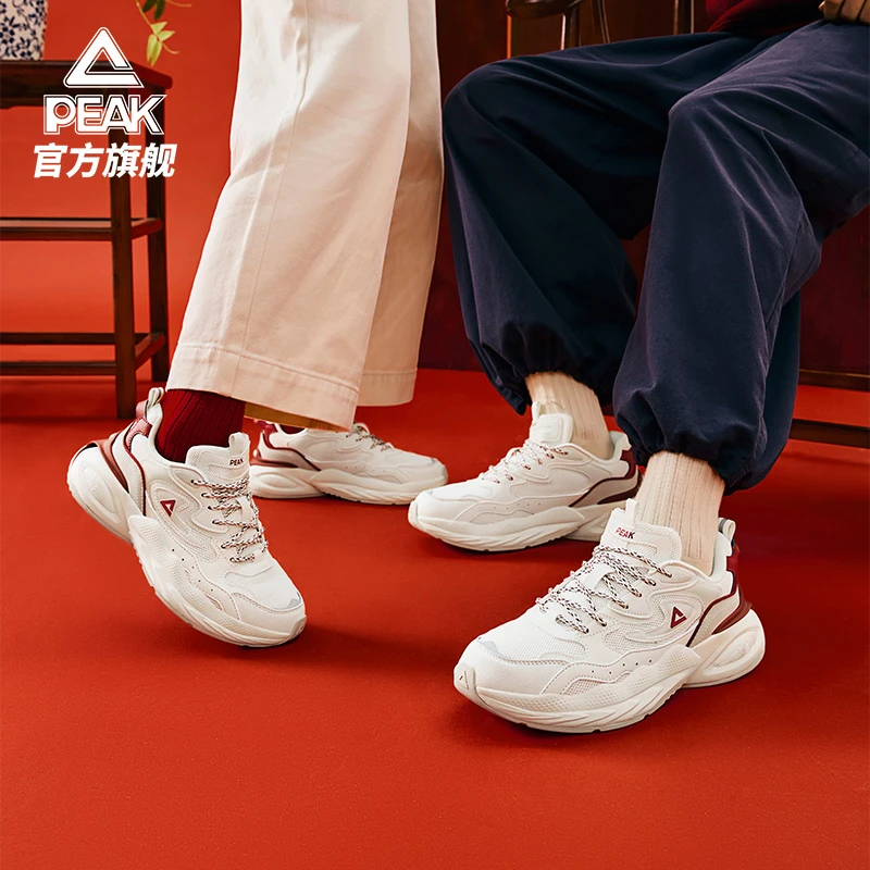 增高厚底丨匹克态极云禧冬季运动休闲鞋新款情侣老爹鞋-DE430117