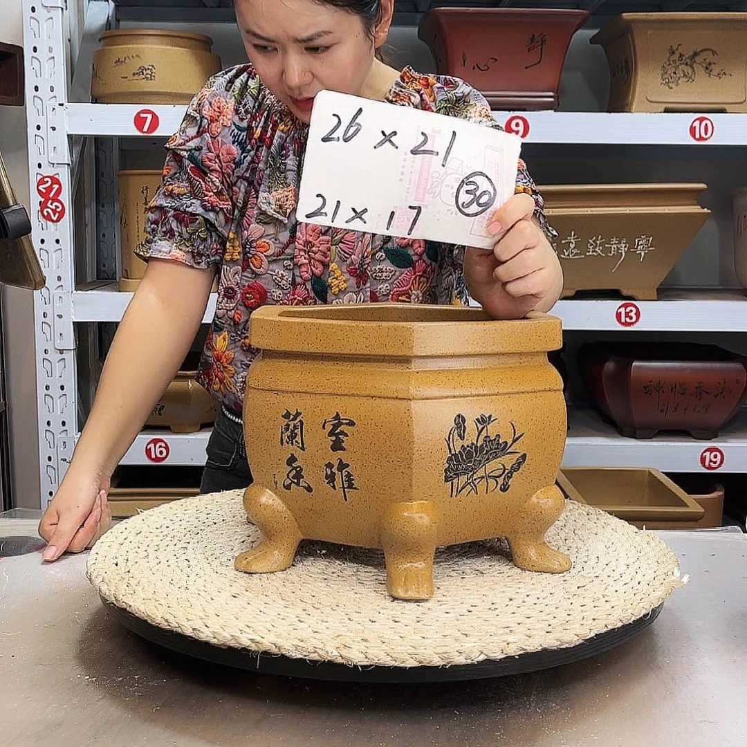 紫砂花盆紫砂花盆