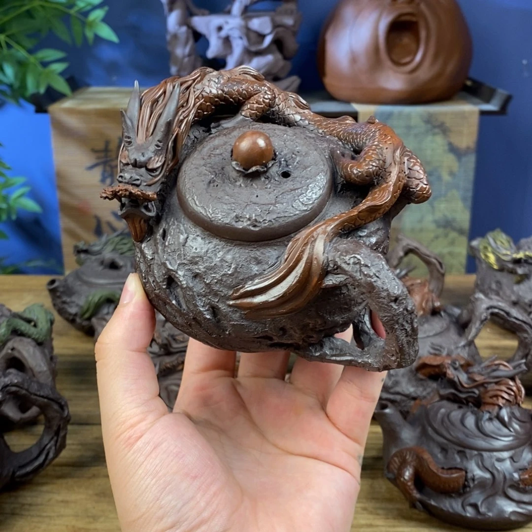 乐***叔紫砂茶壶紫砂 龙壶