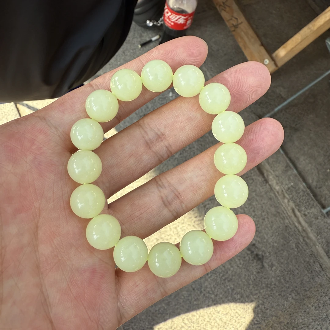 和田玉和田玉黄玉手串