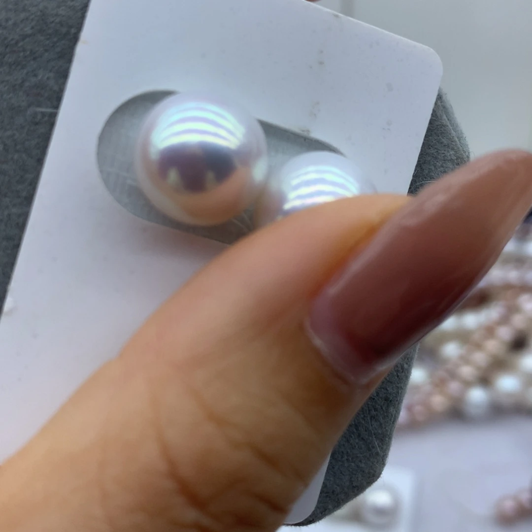 可****银S925镶嵌耳饰淡水珍珠