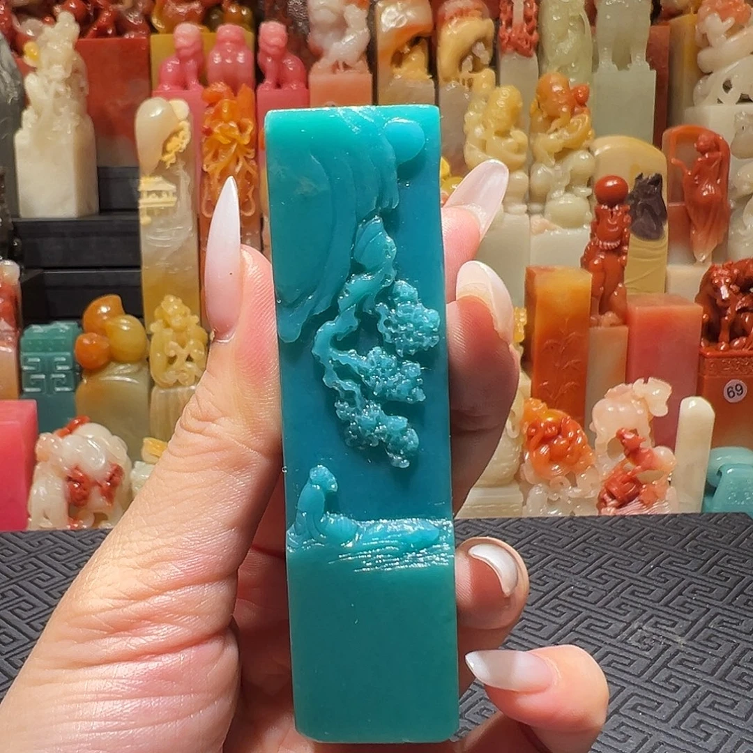 寿山石云南绿批发一个2.3