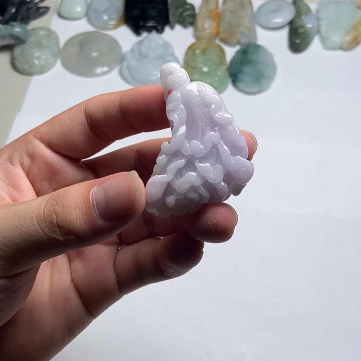 翡翠未镶嵌颈饰白菜16
