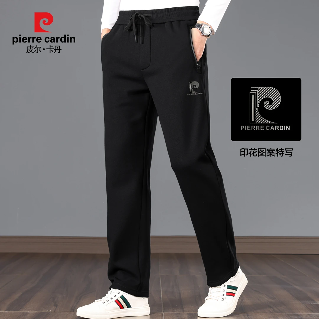 皮尔卡丹【大码男裤】秋季新款中年男士宽松弹力百搭直筒裤PD20001