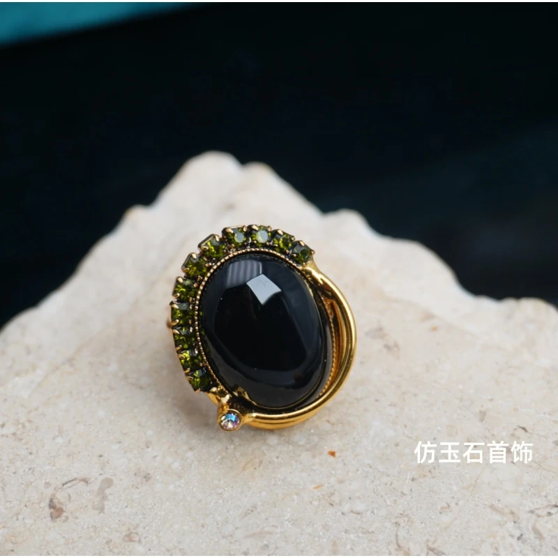 铜合金 琉璃戒指CD02579