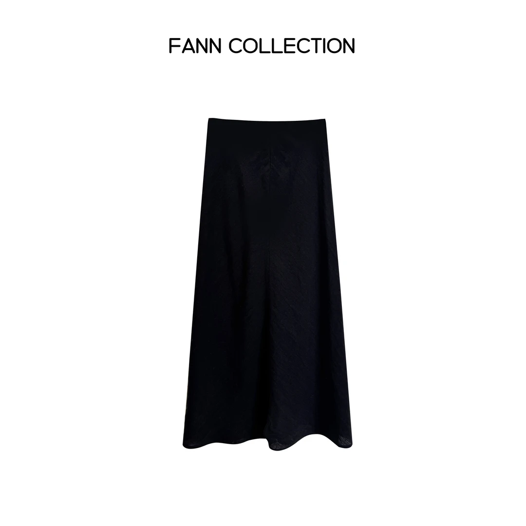 饭饭FANN COLLECTION 摩卡 高腰显瘦中长款鱼尾半身裙FANNC0010