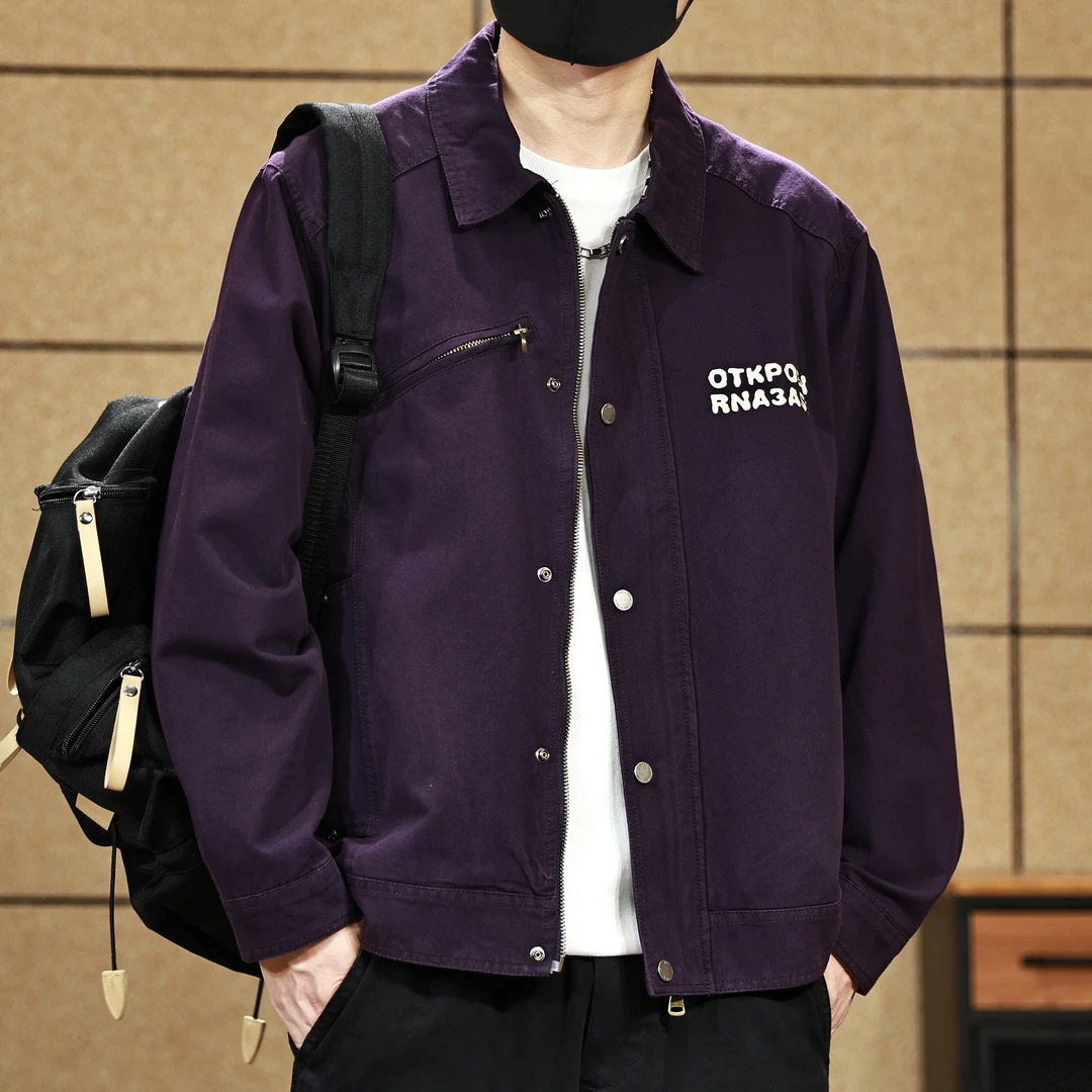 美式重磅纯棉工装外套男2026新款复古cleanfit街头痞帅春秋款夹克