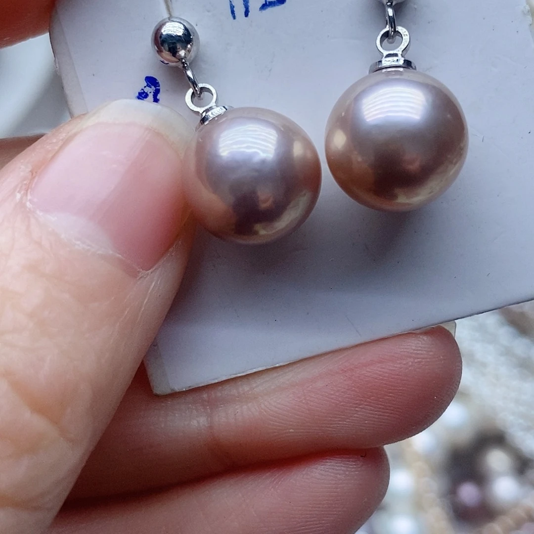 未镶嵌耳钉淡水珍珠