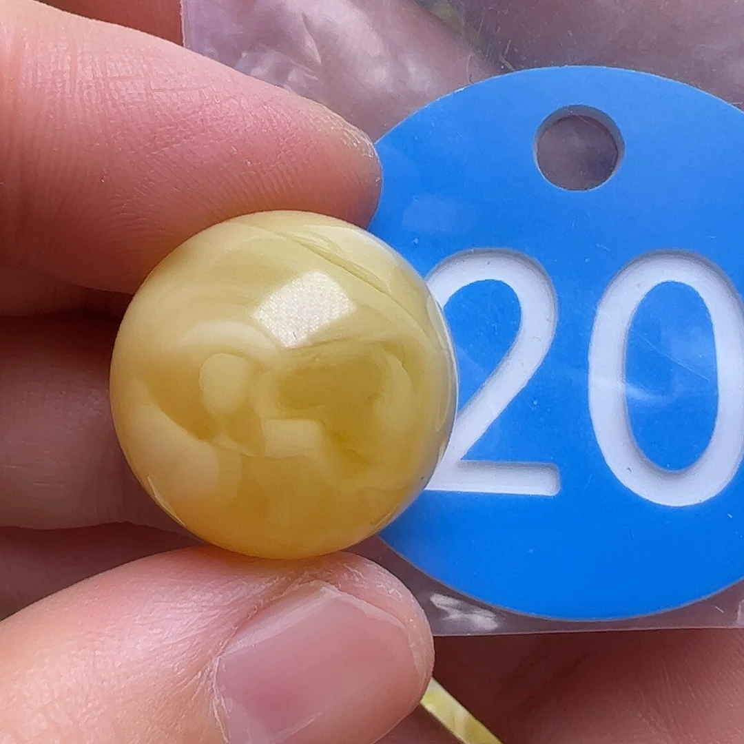 蜜蜡未镶嵌珠宝奇石18.4m m