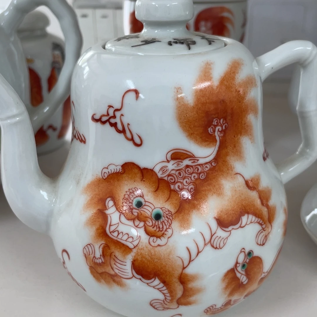 摆件手绘陶瓷作品欣赏仿古