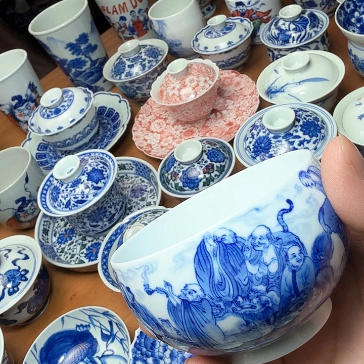 陶手绘十八罗汉福利款