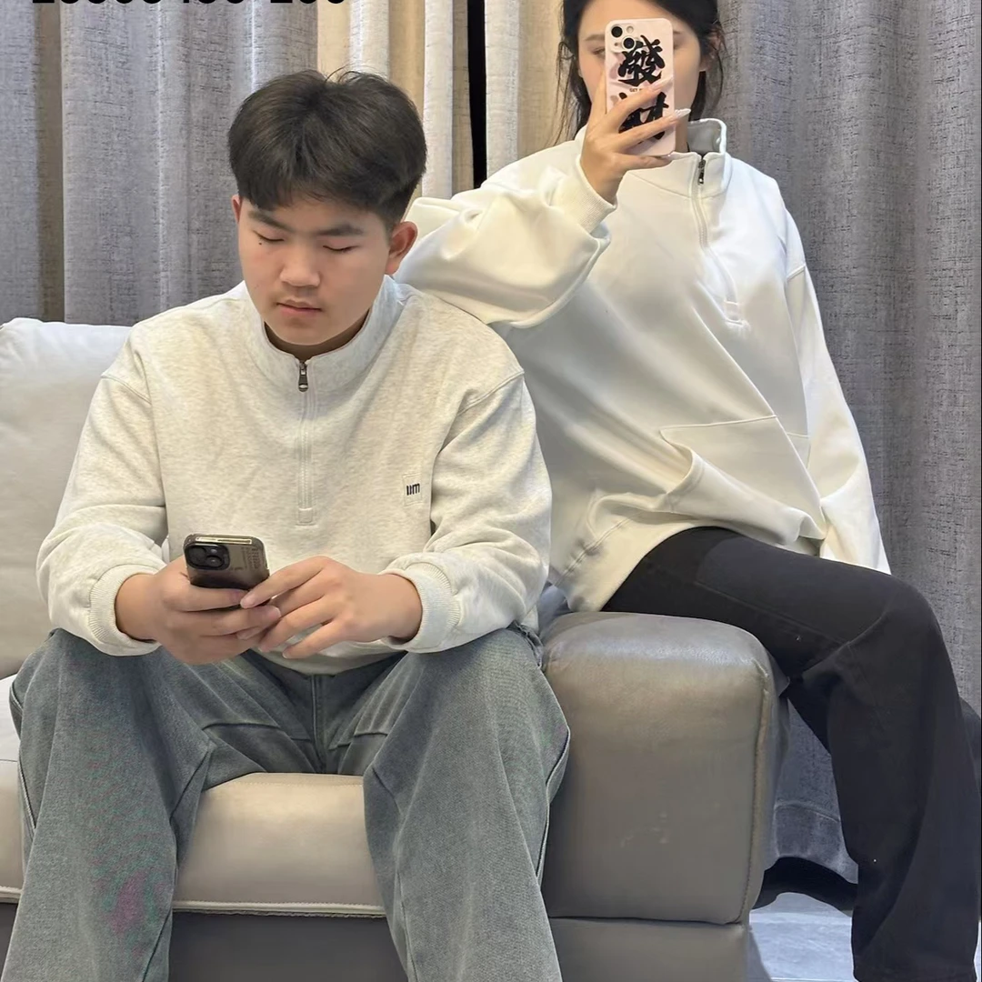 25605【搜衣阁】2025年青少年春款简单卫衣