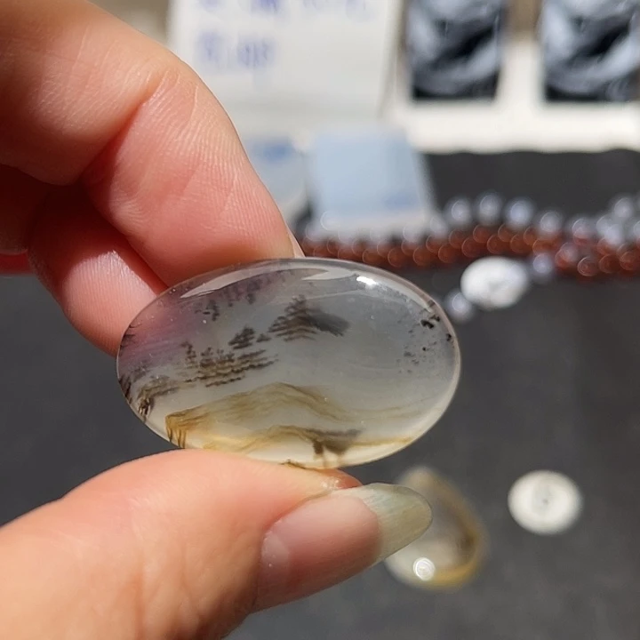 玛瑙/玉髓未镶嵌吊坠(不含链)