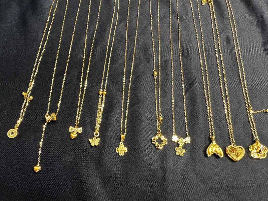 足金999 5G工艺 新款轻奢版黄金套链--多样性发货一件