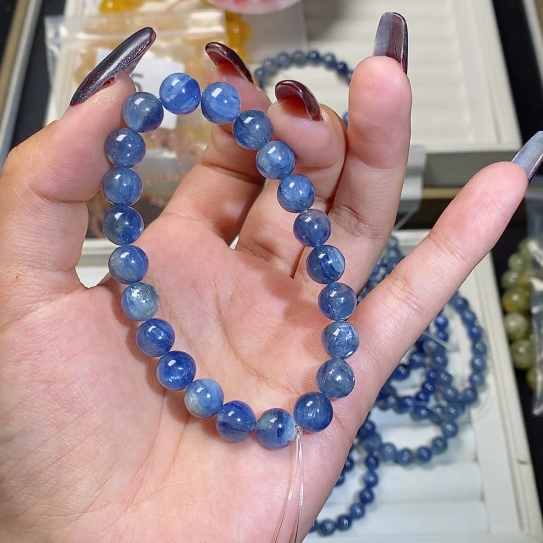 【闪购商品】水晶手链未镶嵌y**0蓝晶8