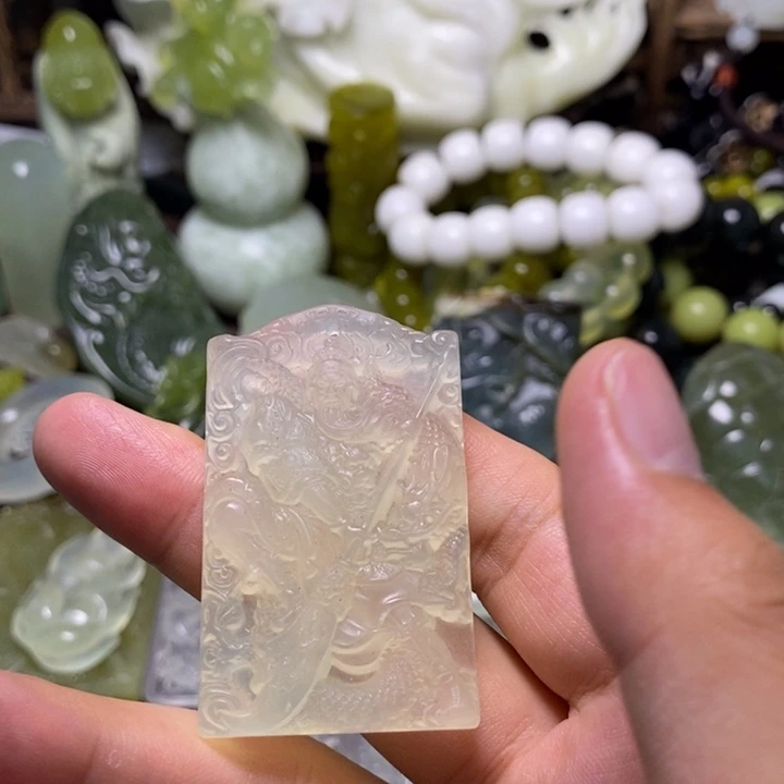 岫玉未镶嵌岫玉颈饰