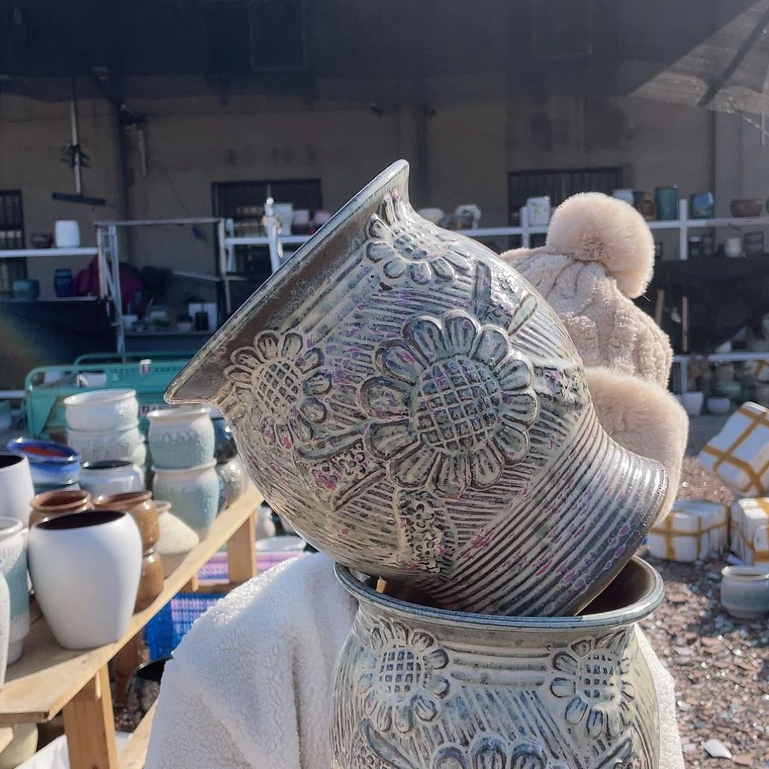 红陶王嫂花盆0130-180