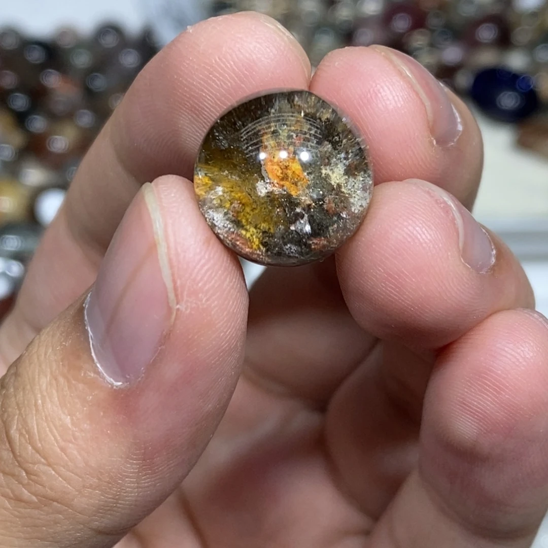 水晶圆珠15.1mm未镶嵌水晶