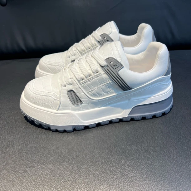 男士休闲板鞋时尚百搭四季休闲增高厚底耐磨鞋子潮鞋潮流韩版韩版