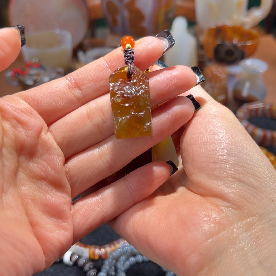 玛瑙/玉髓未镶嵌十二生肖印章