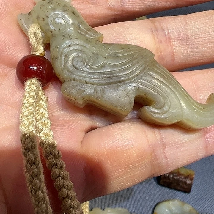 和田玉（糖玉）挂件未镶嵌