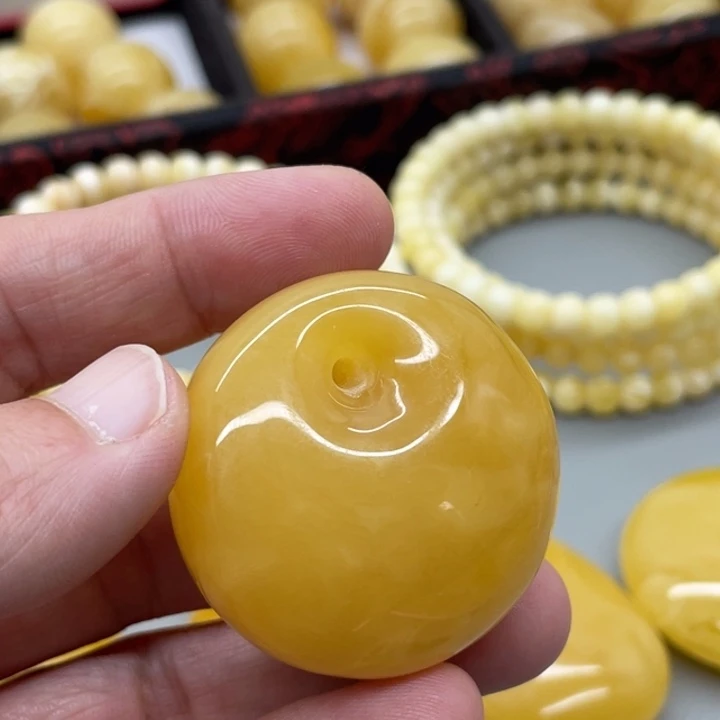 琥珀未镶嵌裸石蜜蜡