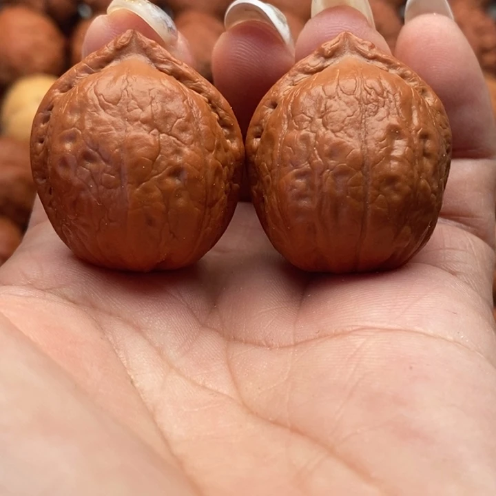 核桃精品文玩核桃手捻小官帽