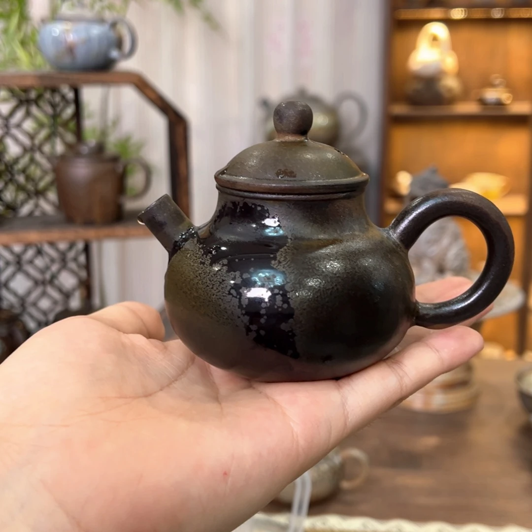 不染柴烧乌金精品
